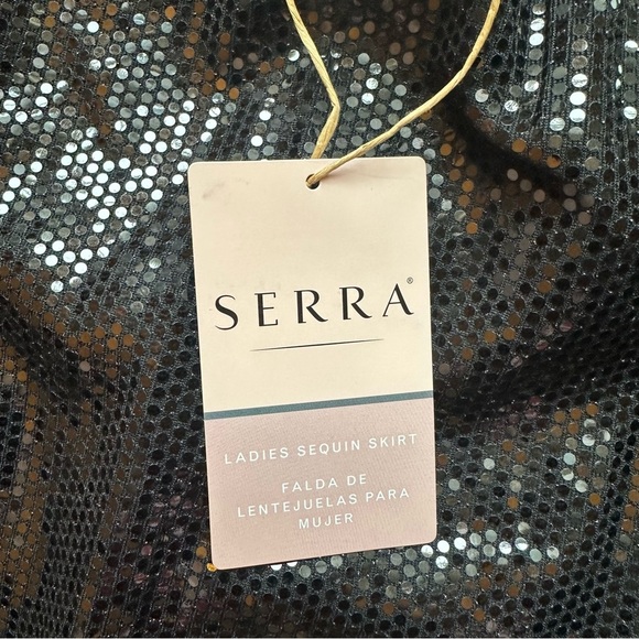Serra Ladies Black Sequin Skirt NWT - Picture 3 of 7